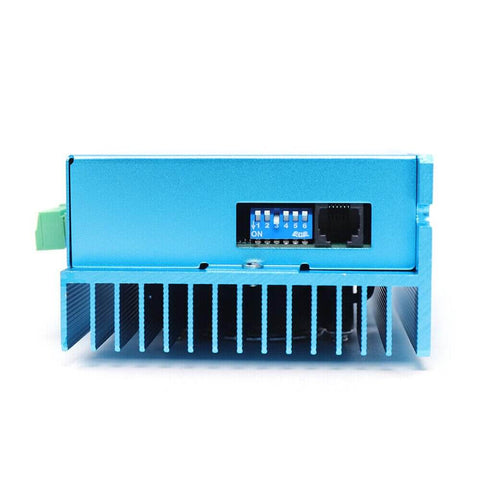 Closed Loop Stepper Motor Kit With 12NM Hybrid Servo Driver For CNC Engraving, blue servo driver front view