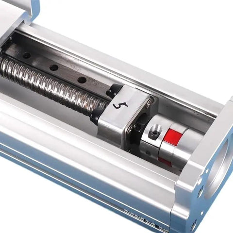 Beefy Heavy Duty Fully Enclosed Linear Guide Module With 125mm Width And Dual HGH15CA Carriages 1605 And 1610 Ball Screws Dust Proof Cover 60mm Servo Bracket SFU1610 300mm Ready For Precision Milling, enclosed guide and servo coupling