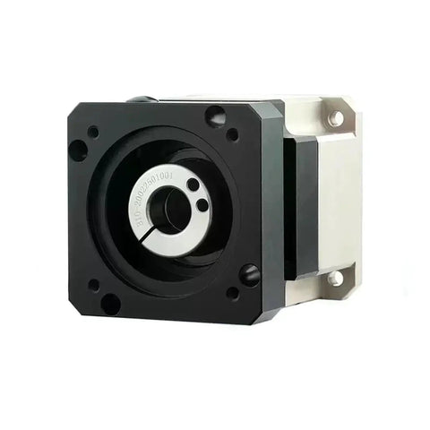 Helical Gear Reducer Fits Nema 17 23 34 Stepper And Servo Motors Plg140 42Mm Input Shaft 30 To 1 Ratio close-up view
