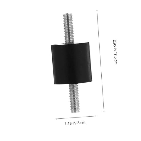 Heavy Duty Threaded Rubber Mounts 4 Pcs Anti Vibration Isolators For Shock Absorption, Heat Resistant, Noise Dampening Silent Blocks For Machines And Equipment, 2.95 in x 1.18 in