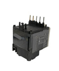 One Piece Thermal Overload Relay For Motors And Circuits, Beefy Built Industrial Grade Overload Protector, Easy Install, Durable Electric Relay Module, LR2K0308 Compatible, Heavy Duty Electrical Safety Component, black plastic top view