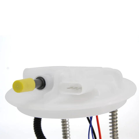 Top Shelf Fuel Pump Module For Jeep Liberty Dodge Nitro with yellow connector and wiring for direct installation.