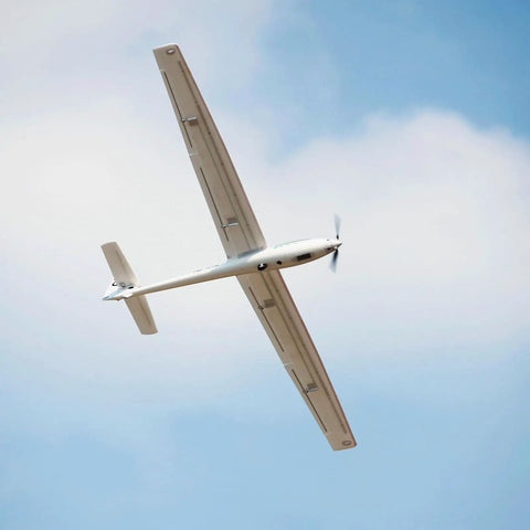2500mm ASW 17 Electric RC Glider Plane Kit PNP No Radio Battery Or Charger Ready To Fly in flight showing wingspan