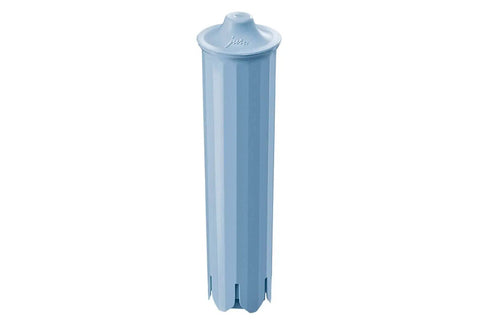 Single Claris Blue Water Filter Cartridge for Jura Espresso Machines, part of the 3 pack and cleaning tablets combo to keep your brew fresh