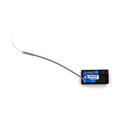 4 Channel Independent Receiver RX41 For Turbo Racing Transmitter VT System, compact and lightweight with fast bind capability visible.