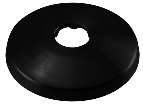 Matte black component from D105KFH-62 0.625 x 0.375 OD 20In Flat Head Riser Toilet Supply Line Kit With Round Handle Angle Stop Valve.