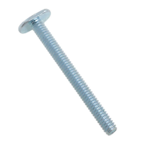 Close-up of One Quarter Inch By Twenty Threads T Slot Bolts For D IY T Track Hardware And Woodworking Fixtures 10 Pack Durable Galvanized Steel