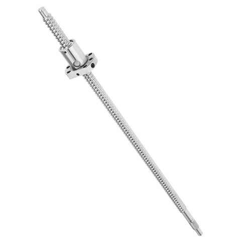SFU1204 400mm Rolled Ballscrew Ballnut With Low Backlash For Smooth Precise Linear Actuation Without End Supports Ideal For DIY CNC Rigs 3D Printing And Automated Motion Projects, 12mm steel screw