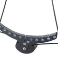 0-50mm RC Fixed-Wing Aileron Inclinometer Gauge for RC Airplanes, Precise Angle Meter, Metal And Plastic Construction, Black tool