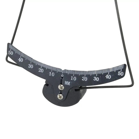 0-50mm RC Fixed-Wing Aileron Inclinometer Gauge for RC Airplanes, Precise Angle Meter, Metal And Plastic Construction, Black tool