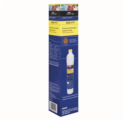 GAC Carbon Filter Replacement For Under Counter Water Filtration Systems H2ODWGC100 H2ODWGC101 H2ODWRO300 packaging