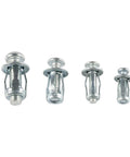 Rivet Nut Kit M4 M5 M6 Zinc Plated Carbon Steel Expansion Nuts For Hollow Walls, License Plates, And Furniture Mounts, DIY Friendly Heavy Duty Fastening Kit For Pro Grade And Home Projects, four rivet nuts