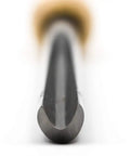 Close-up view of the Rock Solid 5/8 Inch Bowl Gouge Woodturning Lathe Chisel featuring M2 high speed steel blade.