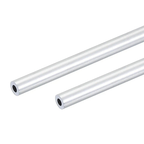 Two Pack 8Mm Aluminum Tube 6063 Seamless Round Tubing 300Mm Length for DIY Projects Model Building Crafts Industrial Furniture Frames