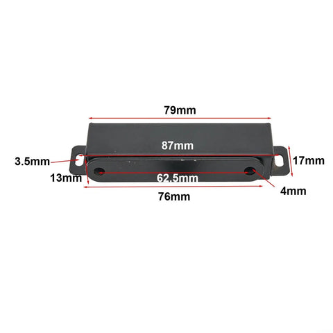 Dimensions of Beefy Magnetic Door Catch With 40 Kg Pull For Cabinets And Cupboards Stainless Steel Latch For Sliding Glass Doors And RV Black