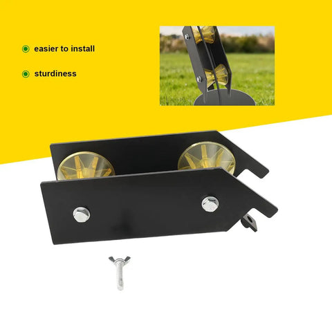 Slick Hand Crank Water Well Pump Puller And Cable Rollers For Hassle Free Deep Well Swap No Sweat Installation Works Perfectly With 4 Inch Plus Casing To Make Your Maintenance Project A Breeze showing robust guide rollers.