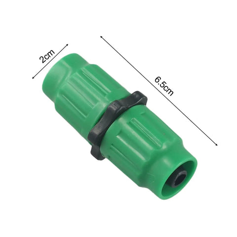 Fix Your Leaky Garden Hose Fast With This Expandable Repair Kit And Multi-Function Fittings For 5/8 Or 3/4 Inch Hoses, The Ultimate Quick Connector Tool For Easy Outdoor Water Fixes That Really Work Wicked Good. Green plastic hose repair connector with 6.5cm length