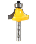 Pro Level Router Bit With Killer Sharp 3/8 Inch Radius Round Over Edge Design 1/4 Inch Shank Premium Tungsten Carbide Blade for edge shaping.