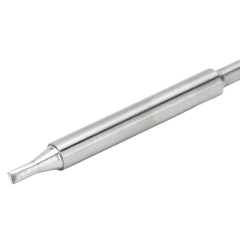 Top Notch Flat Ts-D24 Soldering Tip Replacement For 70W Ts100 Electric Iron close-up view showing flat copper tip design for repairs.
