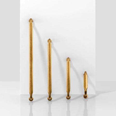 Antique Brass Cabinet Pulls 5 Inch 128mm Solid Zinc Alloy Drawer Handles Set Of 10 For Kitchen Cabinets Durable Easy To Install