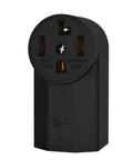 Heavy-Duty NEMA 14-30R Receptacle, 30A 125/250V, 3-Pole 4-Wire Surface Mount Power Receptacle For Electric Ranges And Ovens, Black