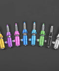 Damn Near Perfect Archery Cushion Plunger With Screw On Arrow Rest Pressure Button Click Action Aluminum Alloy For Recurve And Takedown Bow Accessories In Green To Kill Wobble, colorful aluminum options.