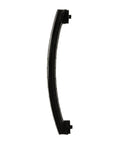Black curved OEM Microwave Door Handle Replacement WB15X20988 for ovens, shielding component included, no screws, built to last.