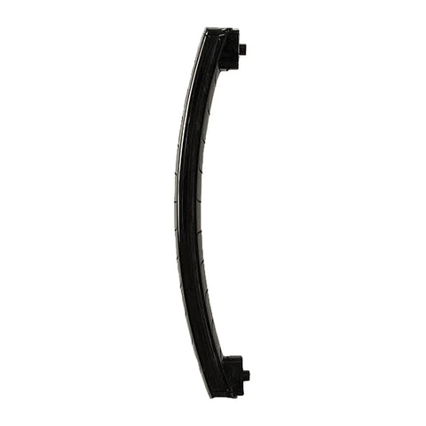 Black curved OEM Microwave Door Handle Replacement WB15X20988 for ovens, shielding component included, no screws, built to last.