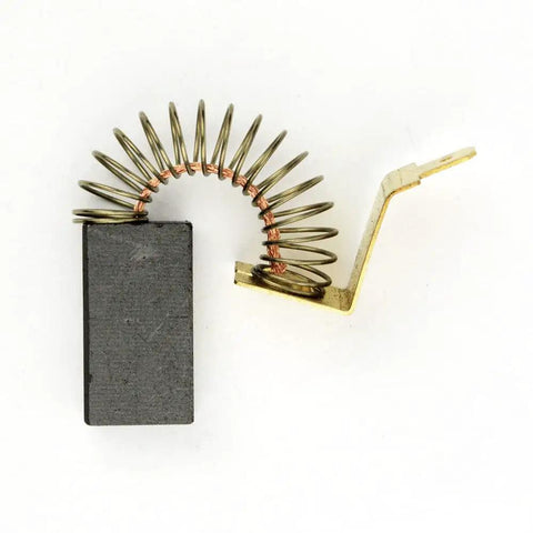 Top Shelf R06 Carbon Brush Set Replacement Fits Superior Electric Porter Cable Delta Saws 2 Pack 0.78 Inch brush with spring connector.