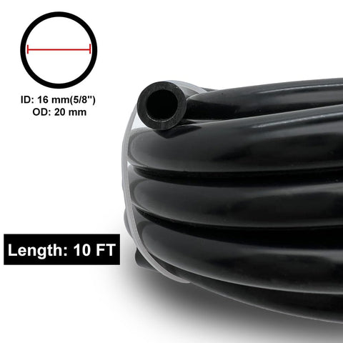 Alt Tag: Silicone Vacuum Hose Tubing Sixteen Millimeter Ten Foot High Temp Durable 275 PSI for Automotive Use
