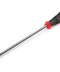 Long Phillips Head Screwdriver Size Three With High Torque And Three Sided Handle For Maximum Leverage Truncated Tip Fully Engages Fasteners Without Bottoming Out Made In USA