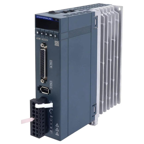 AC Servo Motor Kit A6 Series 400W Servo Motor 3000rpm 1.27Nm IP67 17 Bit Absolute Encoder With RS485 Analog Control Driver