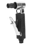 Badass 90 Degree Pneumatic Angle Grinder With Slick Ergonomic Comfort Grip And Tight 20000 RPM Air Die Tool for precise metal and stone work.