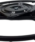 24 Inch Heavy Duty Recliner Chair Ring Base Kit With 10 Inch Swivel Plate For Replacement Bottom Mechanism Of Swivel Chairs Includes 8 By 8 Mounting Holes And Durable Ring Base And Plate For Easy Chair Renovation, side view