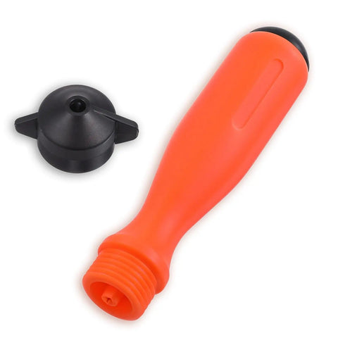 Badass Round File Handles Two Pack With Quick Adjust Nut And Comfy Grips Designed For Chainsaw Touch Ups and Backyard Projects fits 0.2 Inch Diameter Bits