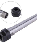 Collet Chuck Holder Morse Taper ER11 M6 For CNC Lathe And Milling Pro Grade Tool Holding In Hardened Steel 0.0005in Accuracy 1 To 7mm Clamp Range 1 Pc, steel holder with ER11 nut