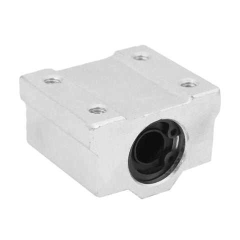 8mm Linear Motion Slider Bearing Aluminum Guide Rail Shaft CNC Kit Stainless Steel Hardware For Precision Machines DIY CNC Projects And Robotic Systems Easy Fit Smooth Travel High Load Durable Pro Grade, aluminum bearing block