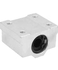 Heavy Duty 8mm Linear Motion Slider Bearing Al Guide Rail Shaft For CNC Projects Featuring Durable Silver Stainless Steel Hardware.
