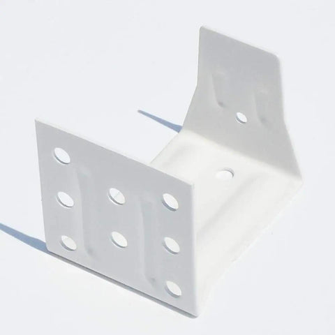 Center Support Bracket 2 Pack White For 2 Inch High Profile Window Blinds Headrail Holder Beefy Steel Hinged Design With Safe White Finish