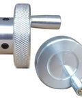 Two Inch Round Hand Wheel With Revolving Knob Handle for Milling Drilling Lathe Machines Precision Adjustment and Easy Grip