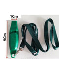 Durable Plastic Bird Whistle For Training Parrots Pigeons Eagles And Other Birds Of Prey green with lanyard 9cm x 1cm