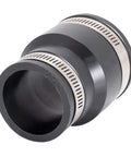2 X 1-1/2 Inch Flexible Coupling With Stainless Steel Clamps For Home Plumbing And Sewer Lines, Easy Install Rubber Sleeve, Durable DIY Piping Connection black rubber coupling with stainless steel clamps for pipe repair