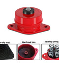 Solid As A Rock Heavy Duty Spring Floor Mount Vibration Isolator For Industrial Machinery And Commercial Equipment Featuring Rugged Shock Absorption And Zero Nonsense Durability, red cast iron with springs.