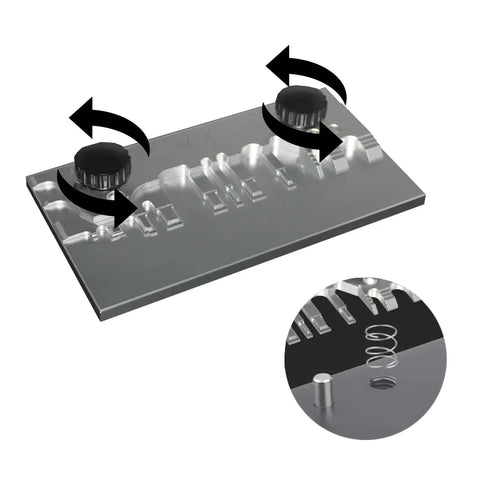 Photo Etched Parts Bender For Metal Sheets, Bench Vise Etching Tool For Military Model Making And Hobby Craft, adjustable knobs.