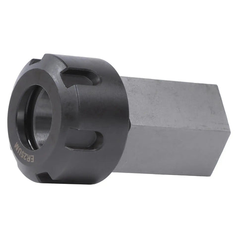 ER-25 Hex and ER-25 Square Collet Block Chuck Holder for Quick CNC Setup, DIY Friendly Dual Tool Holding Block for Machining, Steel Chuck Seat