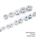 Ultimate 14 Pcs Oil Pan Drain Plug Set With Hex Socket Flange Nuts And M8 To M22 Bolts For Cars, Trucks And Machinery That Fit Like A Charm And Save Your Gears., assorted steel drain plugs