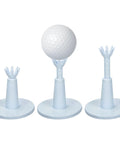 Adjustable Golf Tees For Driving Range And Simulator Beefy Unbreakable Rubber Tees Built For Durability And Stability Ideal For Indoor And Outdoor Practice Height Adjustable Two Point One To Two Point Nine Inches