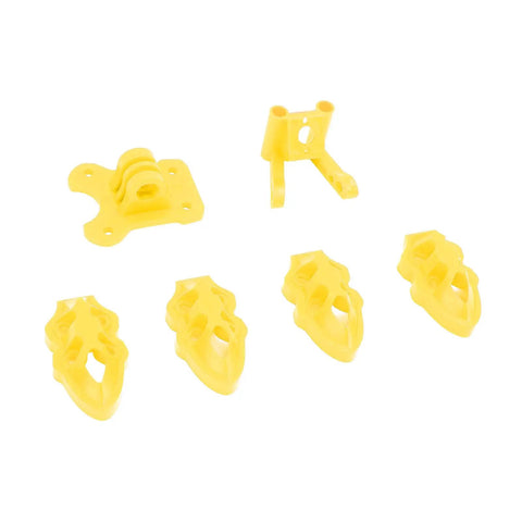 RC Drone Motor And Antenna Base Kit For FPV Quadcopter With Camera Mounts And Antenna Bases 5In To 10In Quad Frames 3D Printed In Yellow