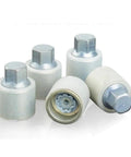 Premium Car Lug Nut Socket Tool Compatible With Audi A3 A4 A5 A6 Q5 Q7 And More For Quick Wheel Screw Removal And Disassembly Repair Kits Made From Cold-Forged Steel With High Impact Resistance. White wheel lock socket set, cold-forged steel, for Audi wheel bolt removal