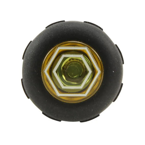 Top view of 2-In-1 Hex Nut Driver With Magnetic Retention, 1/4-Inch And 5/16-Inch Bits, color-coded bands, durable build.